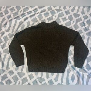 Old Navy Girls size Large 10-12 Dark Green Knit Sweater